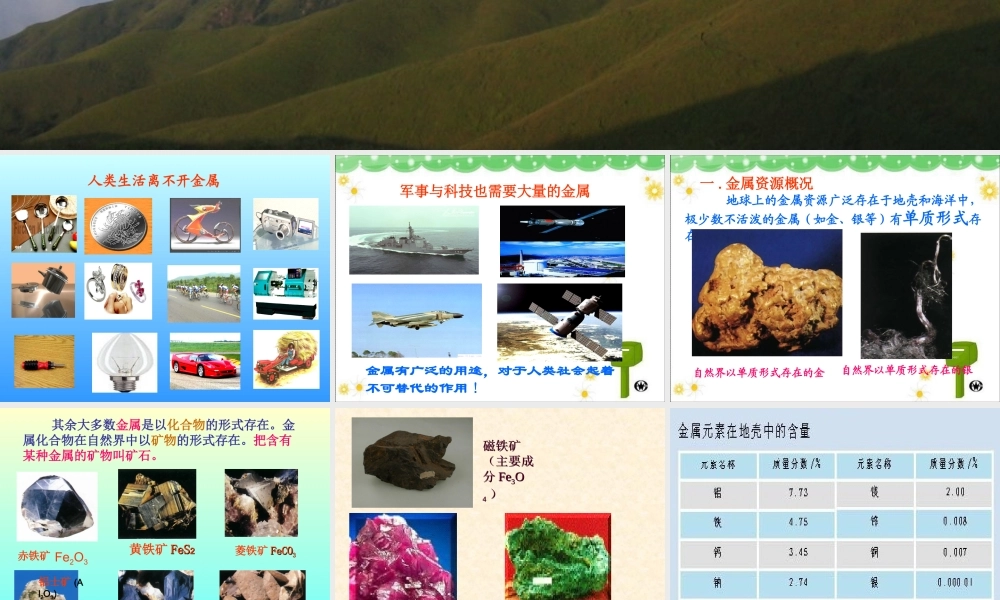 金属资源利用与保护