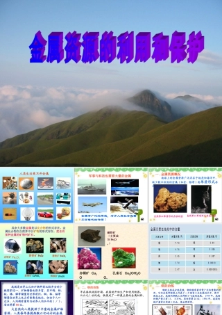 金属资源利用与保护