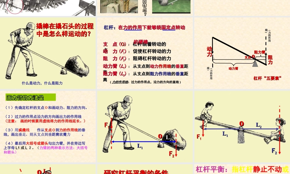 《杠杆》PPT课件