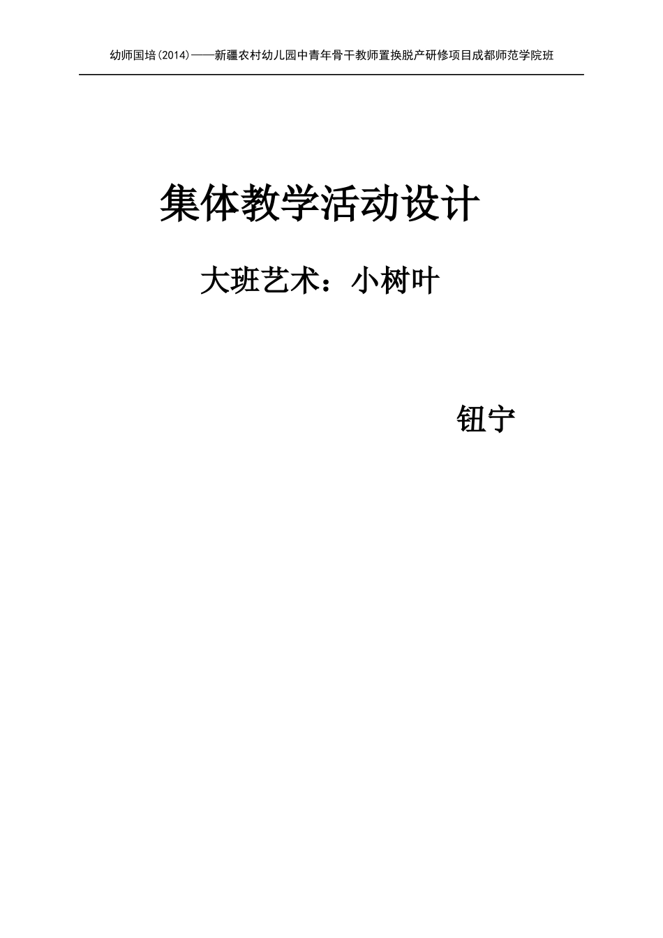 钮宁活动方案设计_第1页