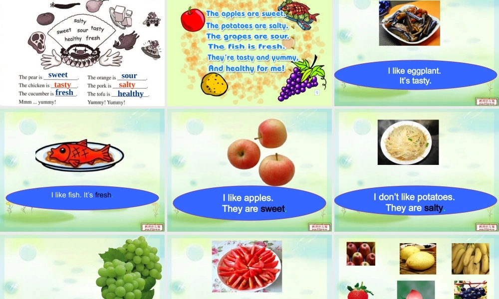 PEP小学五年级英语上册UNIT3_What's_your_favourite_food第四课时的课件[1]