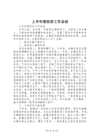 上半年度经济工作总结_1