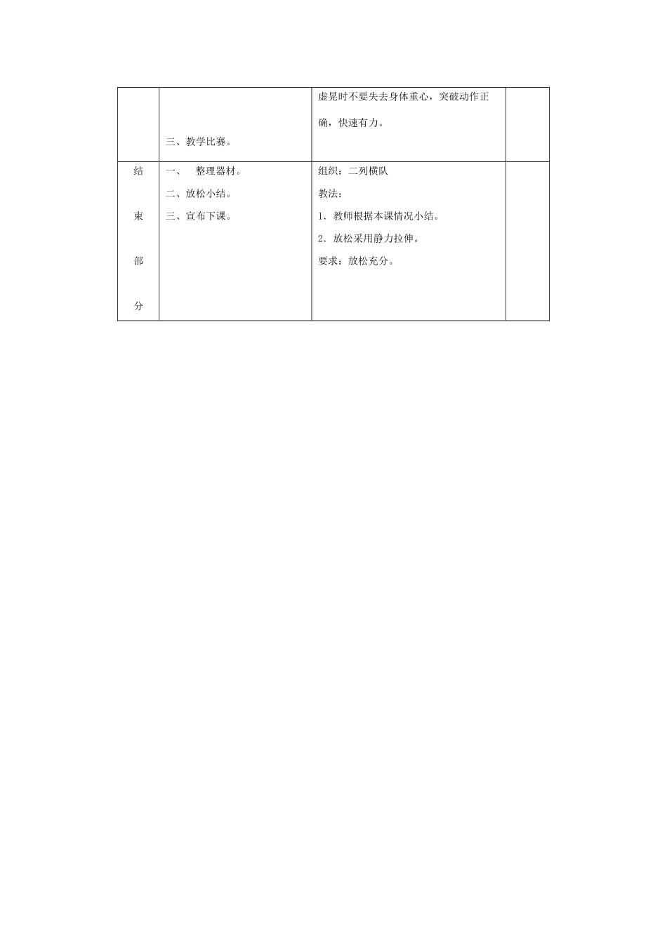 篮球选项教学课时计划九_第3页