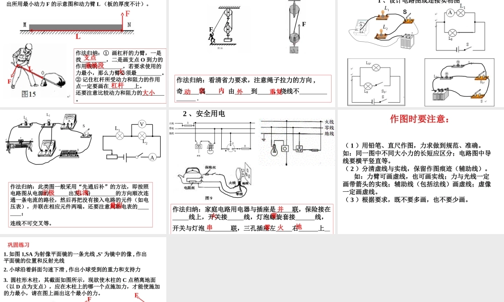 中考物理作图专题复习
