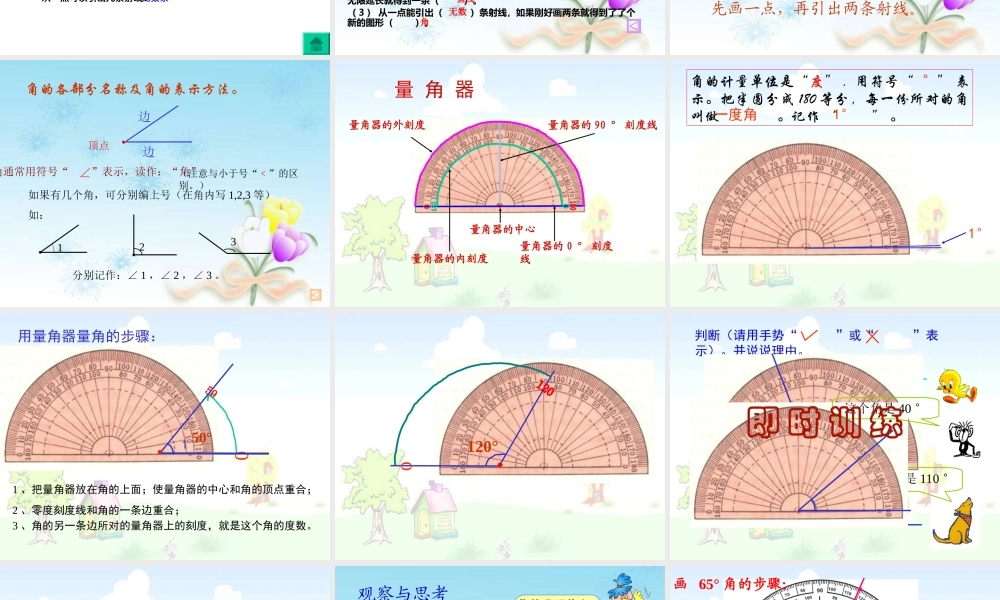 角的度量复习课