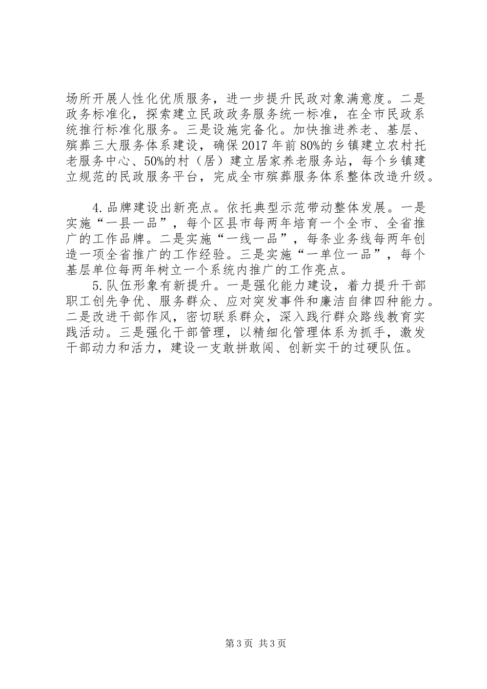 民政局工作总结和思路_第3页