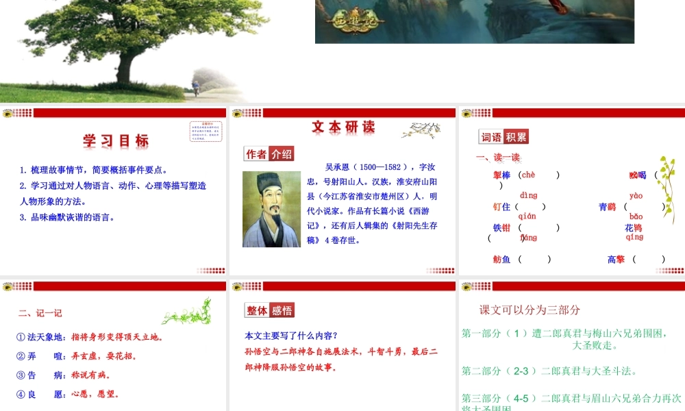 小圣施威降大圣 