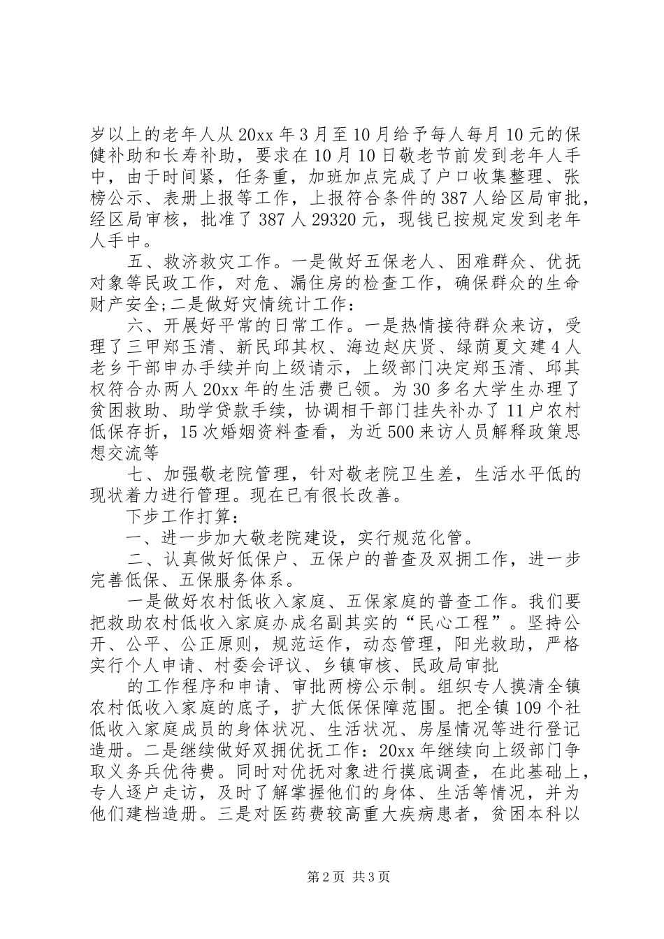 民政所工作总结_1_第2页