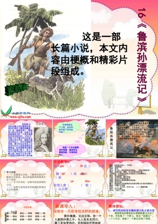 鲁滨孙漂流记页