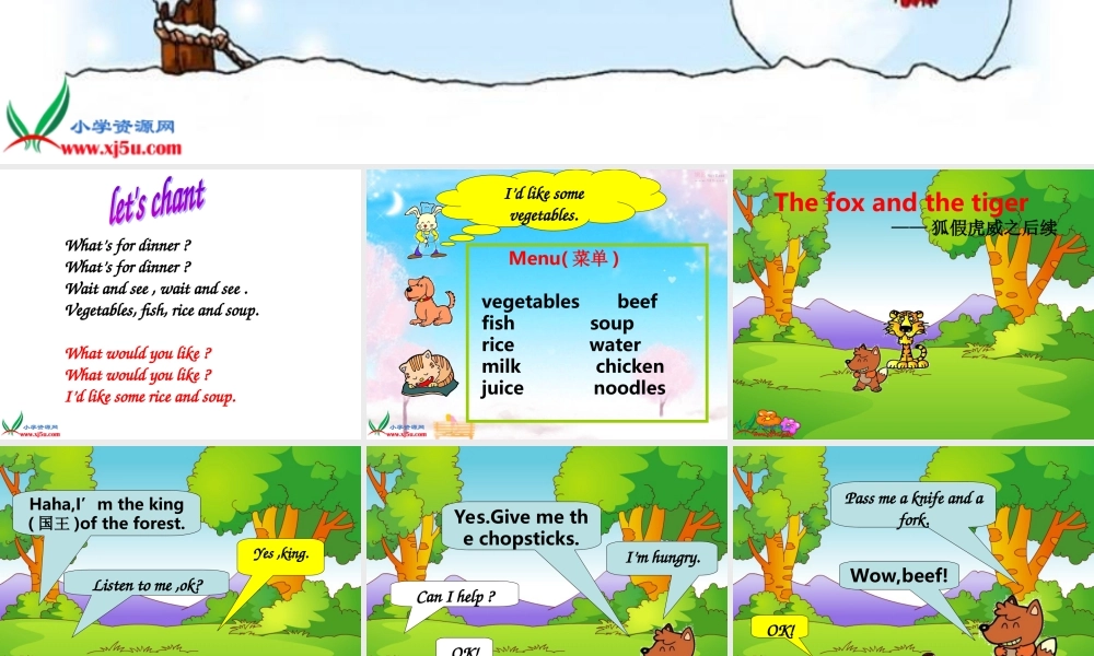 （人教PEP）四年级英语上册课件Unit5(29)PartB