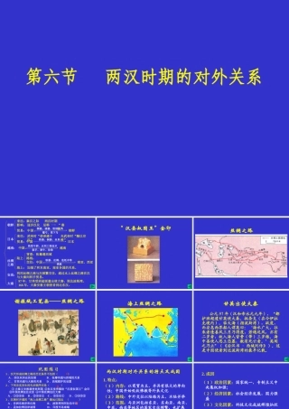 两汉时期的对外关系