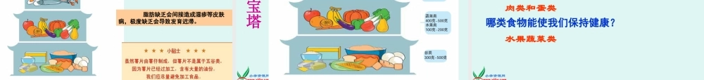 (教科版)四年级科学下册课件_营养要均衡