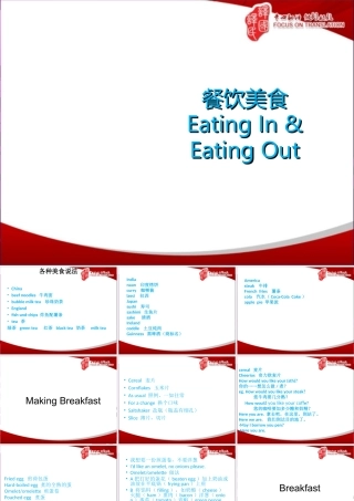 日常英语饮食篇-常用口语