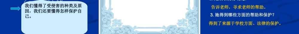 七上第九课第一框_身边的侵害与保护_课件