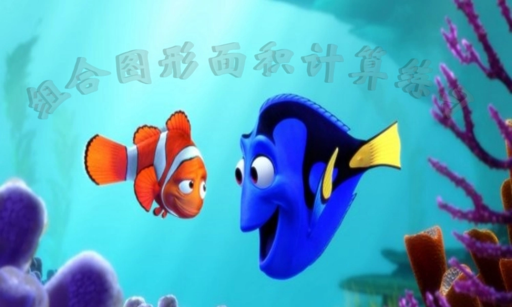 组合图形的面积计算练习课[1]