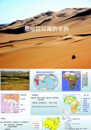 撒哈拉以南的非洲