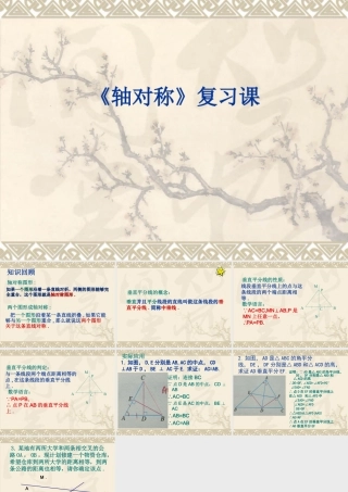 轴对称复习课件