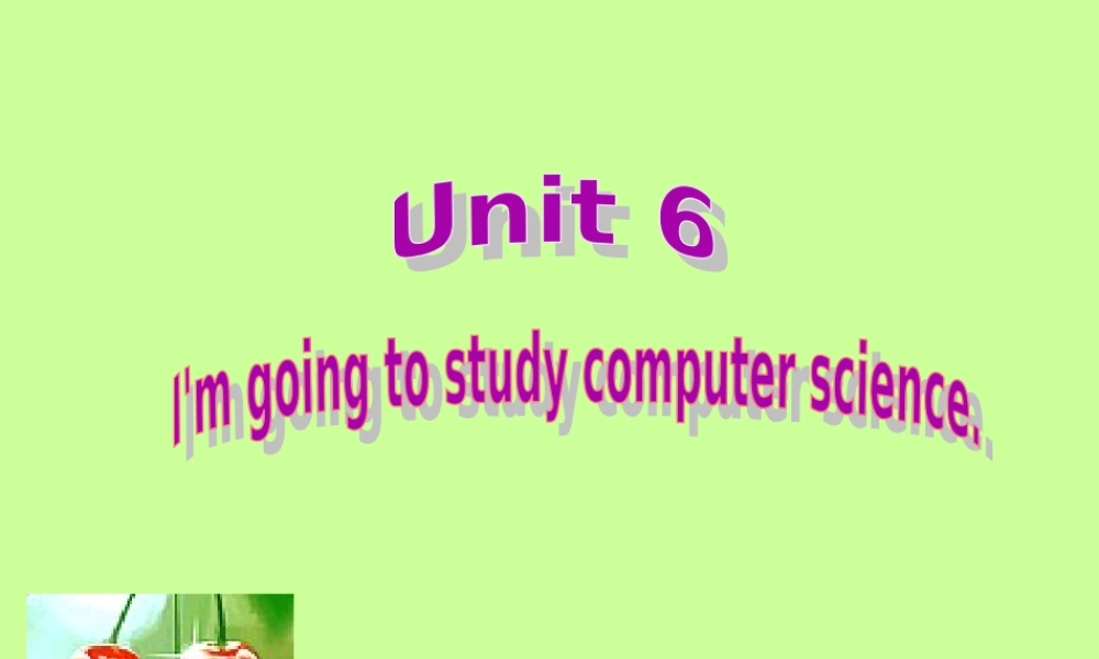 八年级上Unit6期末复习课件