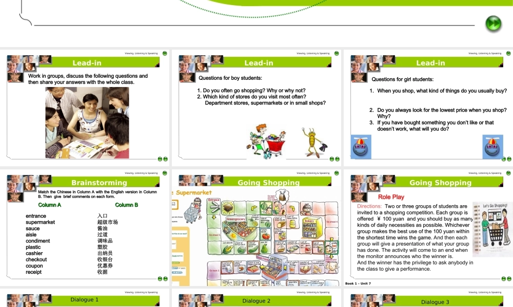 购物篇shoppingatthesupermarket