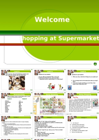 购物篇shoppingatthesupermarket