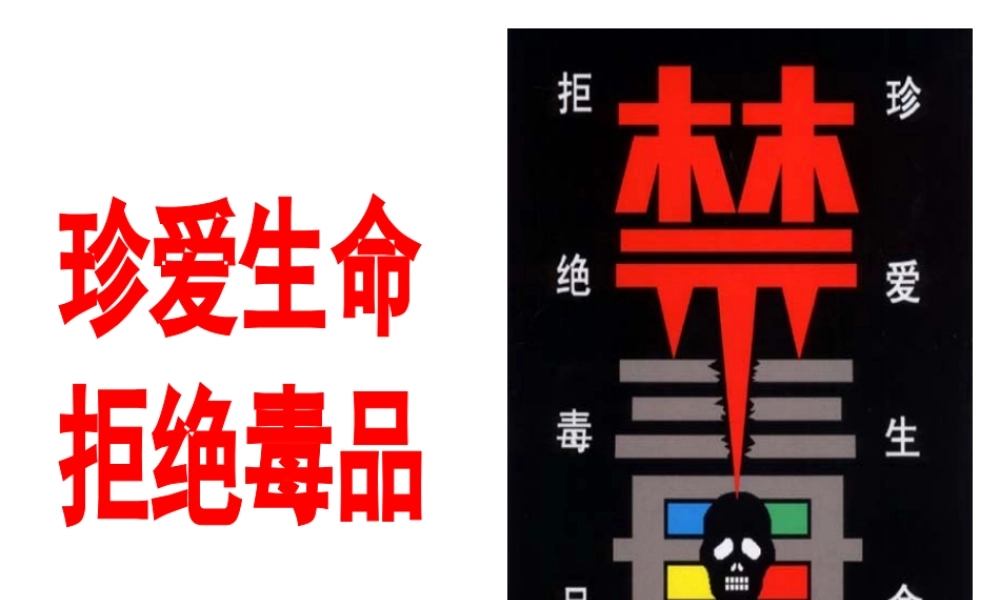 珍爱生命、拒绝毒品完整版PPT