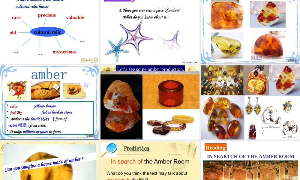 必修2Unit1_Cultural_relicswarming--up