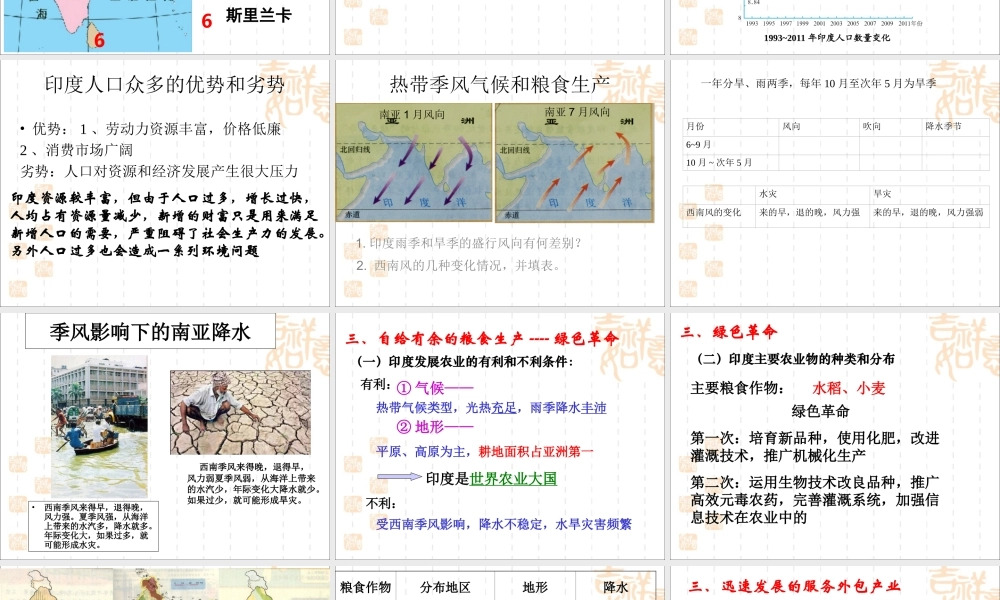 《印度》教学课件