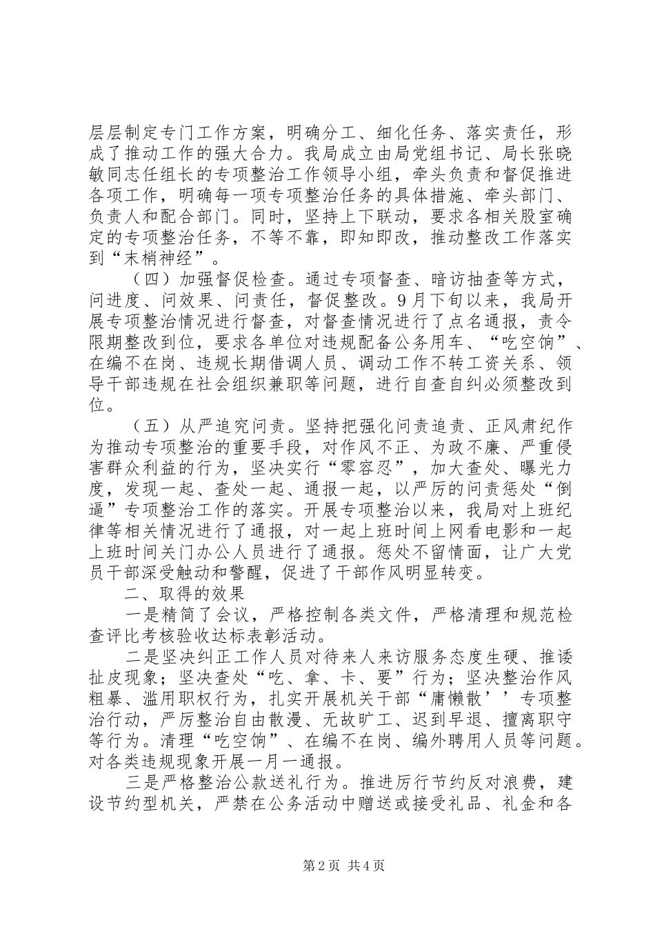 农业局XX年专项治理工作总结_第2页