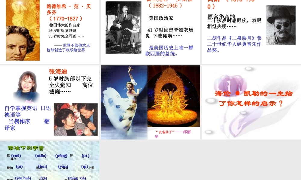 《再塑生命》课件（精品推荐）