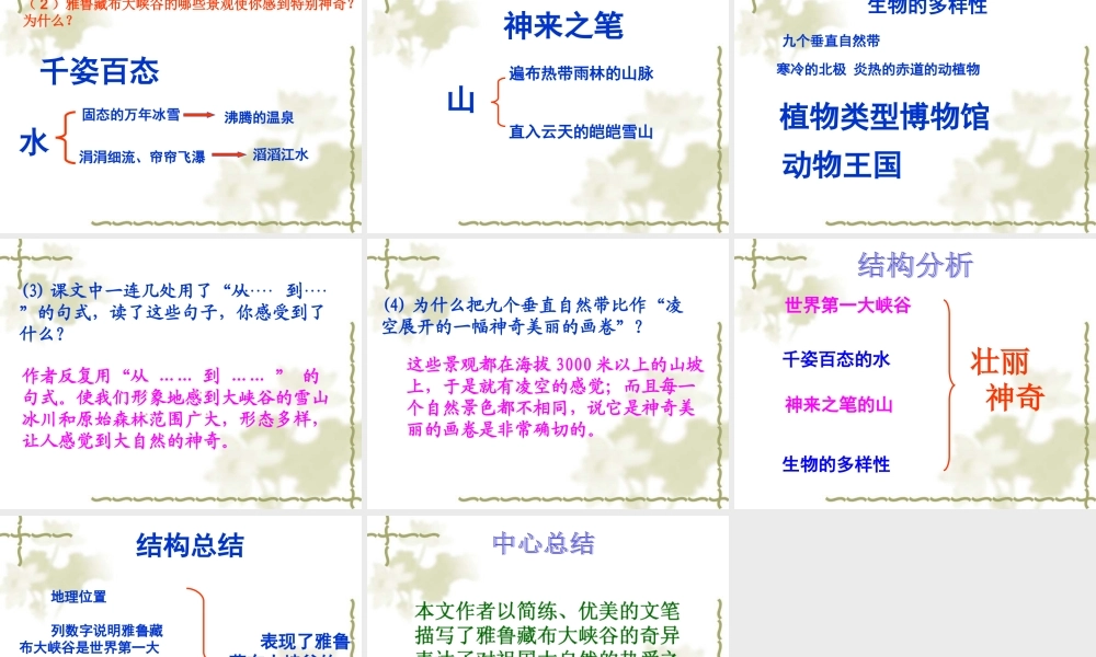 雅鲁藏布大峡谷 