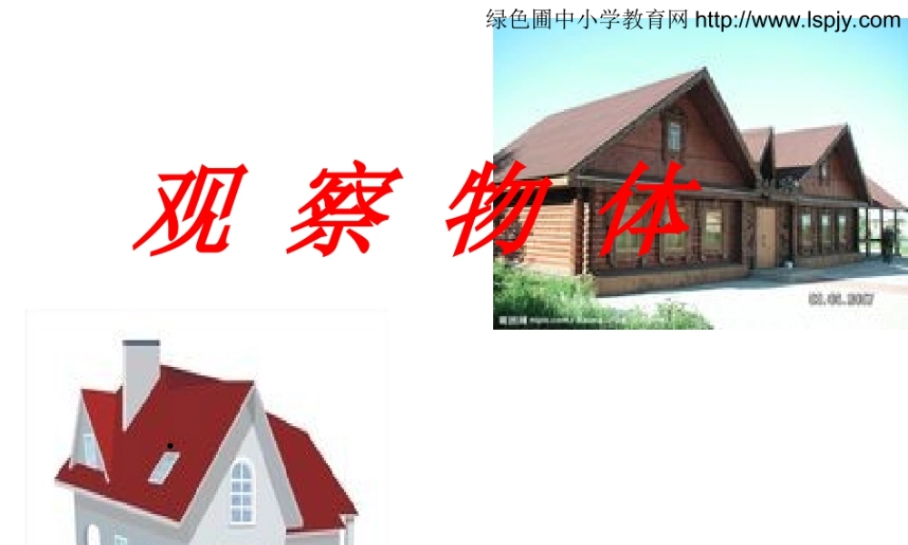 观察物体PPT课件