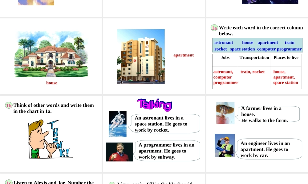 2013年秋新目标八年级英语上册Unit7SectionB课件