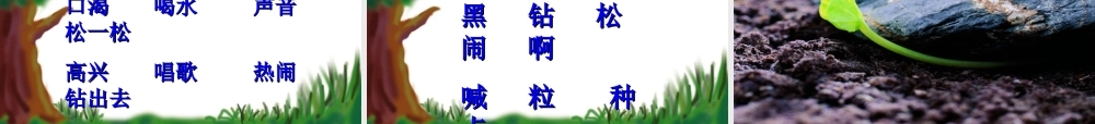 北师大版一年级语文下册《一粒种子_》PPT课件