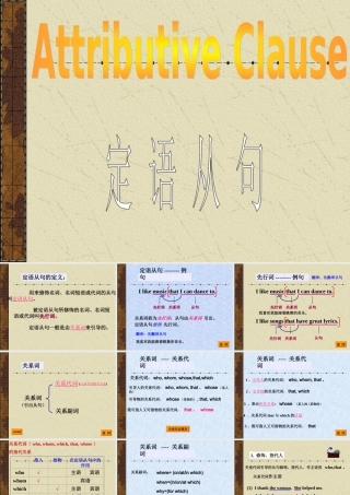 定语从句基础讲解2