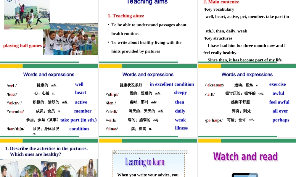 八年级下册Module4Unit2