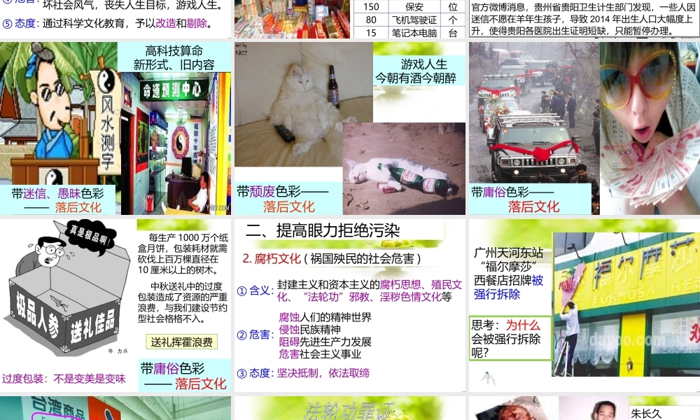 在文化生活中选择