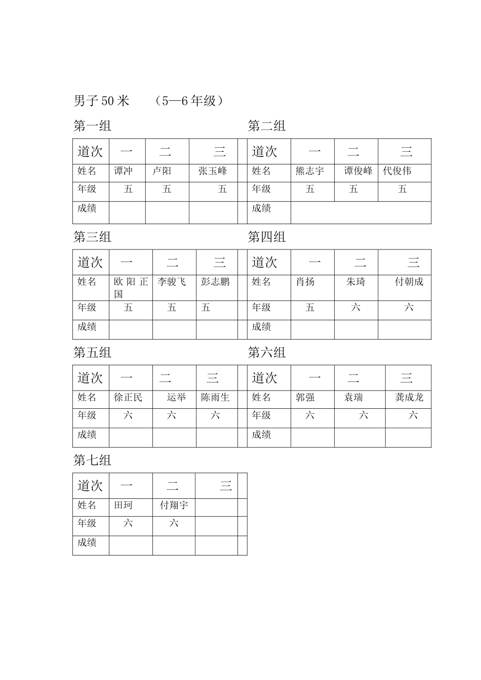2013年运动会秩序册_第2页
