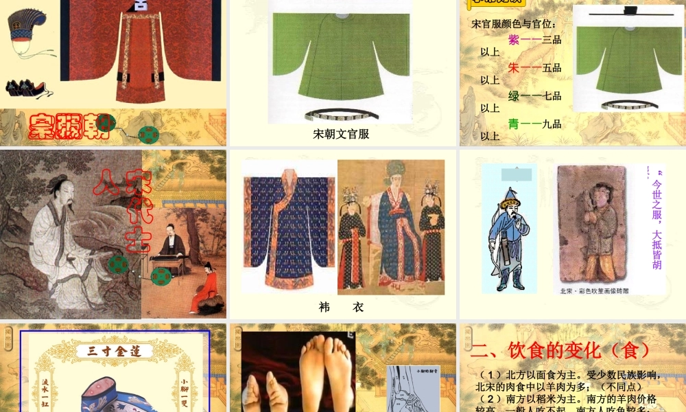 历史《万千气象的宋代社会风貌》（人教新课标七年级下）