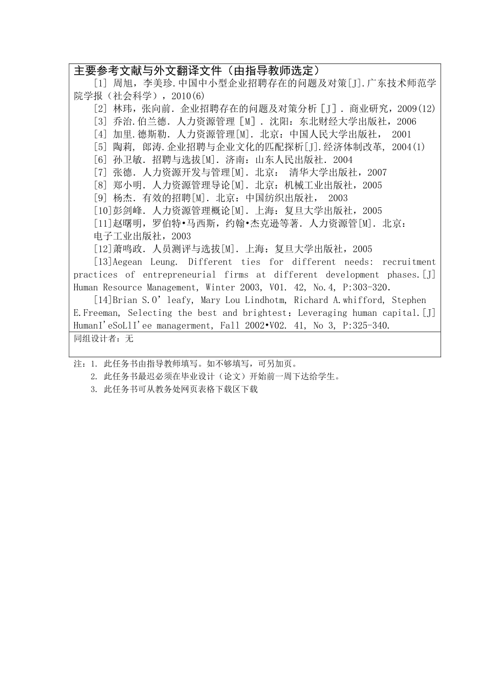 长沙XX公司招聘体系设计任务书_第3页