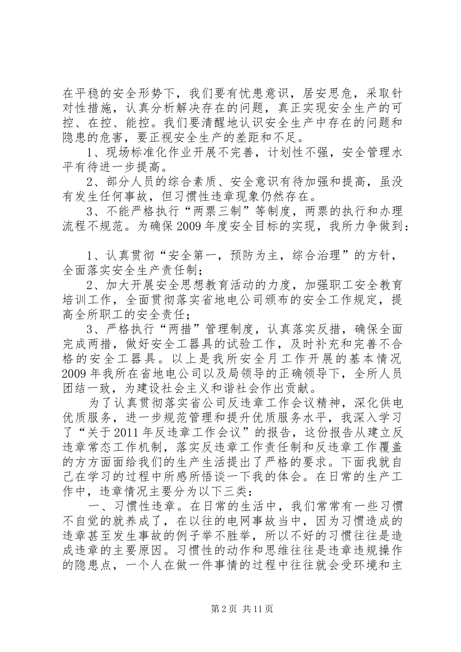 供电所安全工作总结_第2页