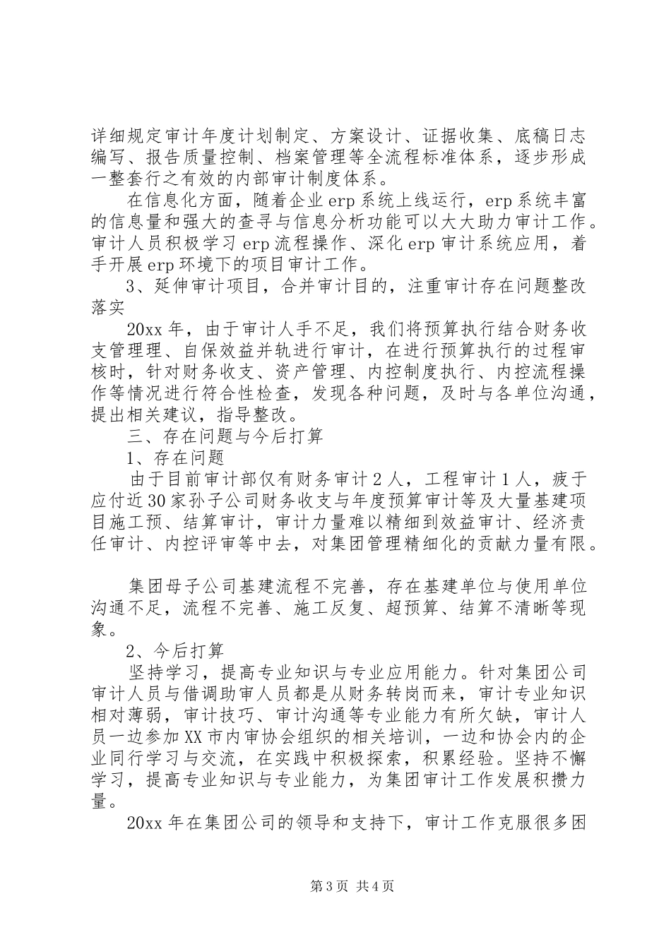 审计个人年度工作总结范文_第3页