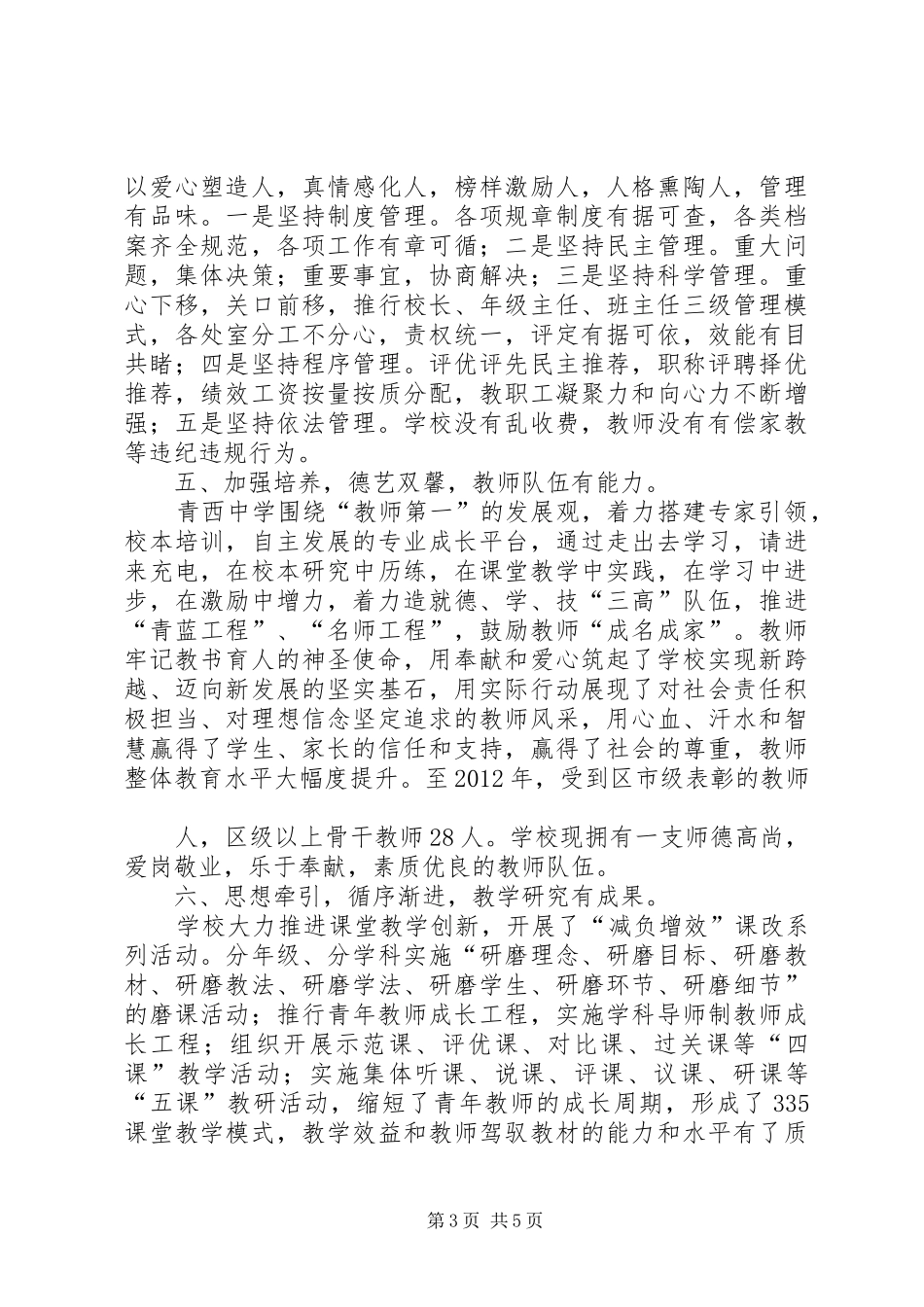XX县区青西中学理化生组“镜子工程”总结_第3页