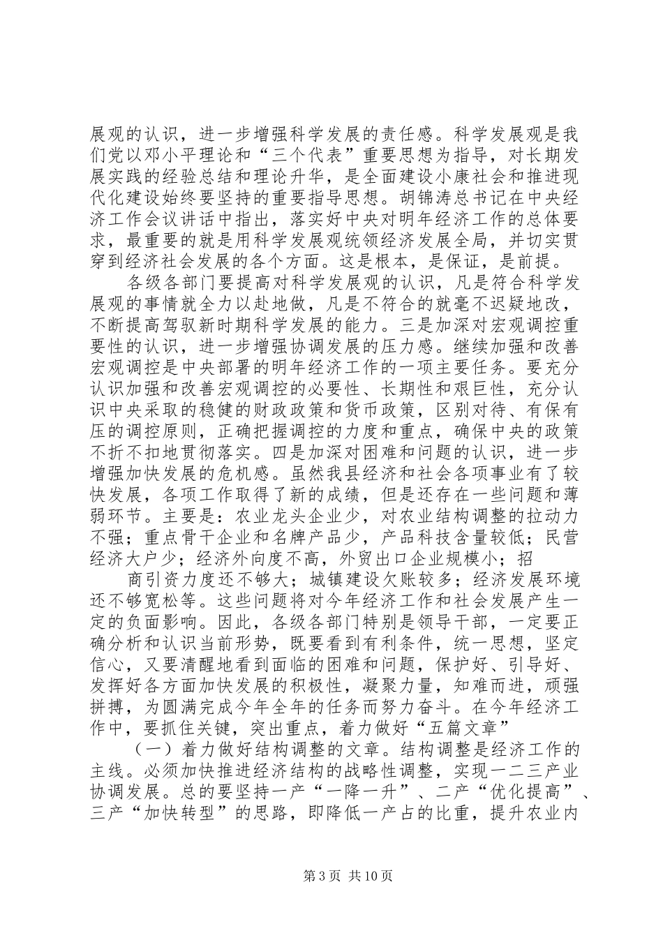 经济会议上的讲话_第3页