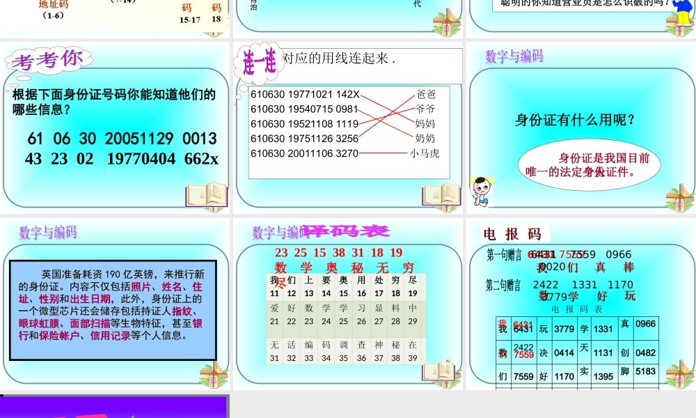 数字与编码(周亚丽)(1)