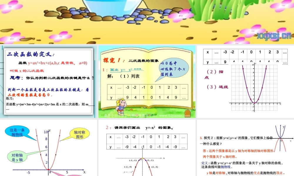 二次函数的图像和性质（1）