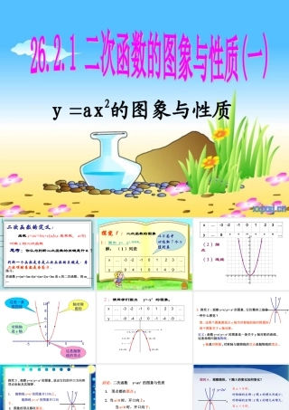 二次函数的图像和性质（1）
