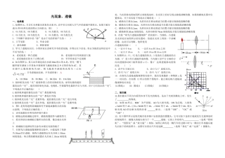 光现象、透镜（中考复习）