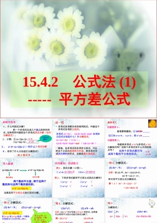 _因式分解-公式法()-