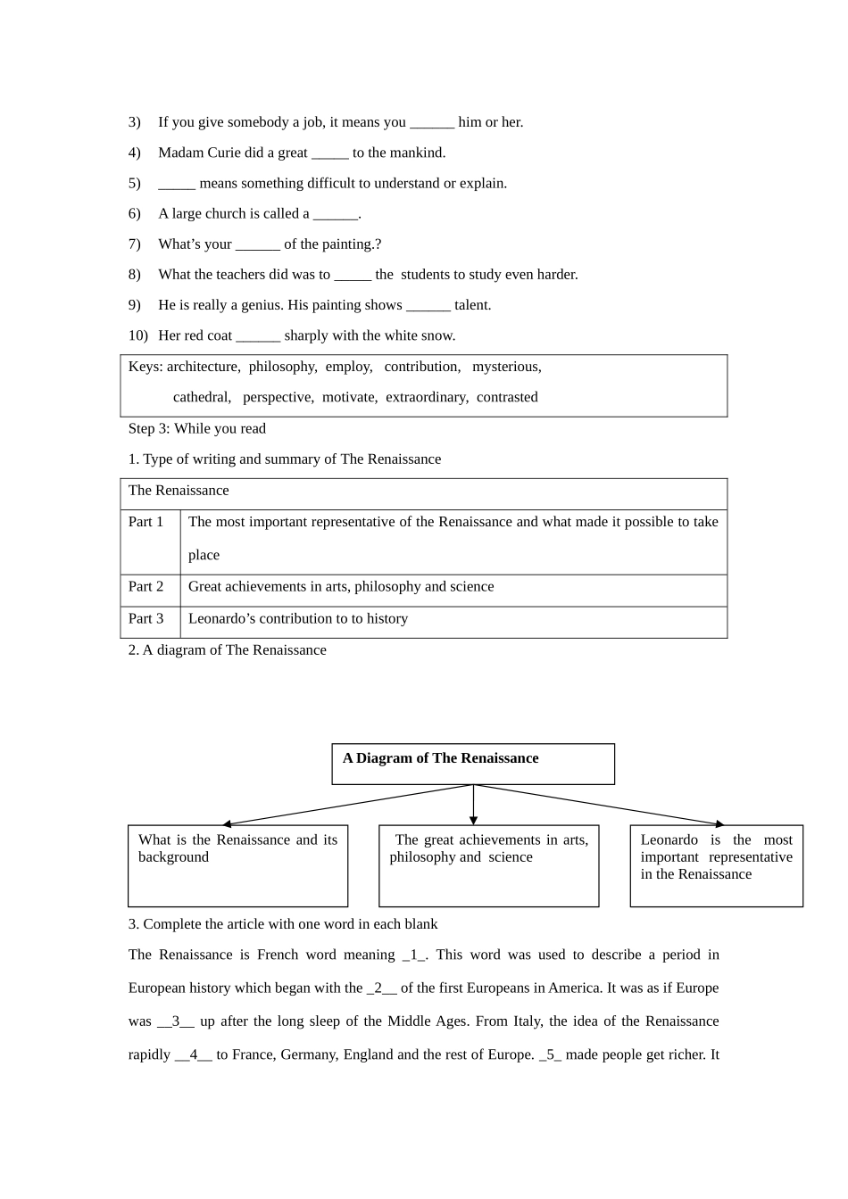 哈三中栾秀平教案Module2Book8TheRenaissance_第2页