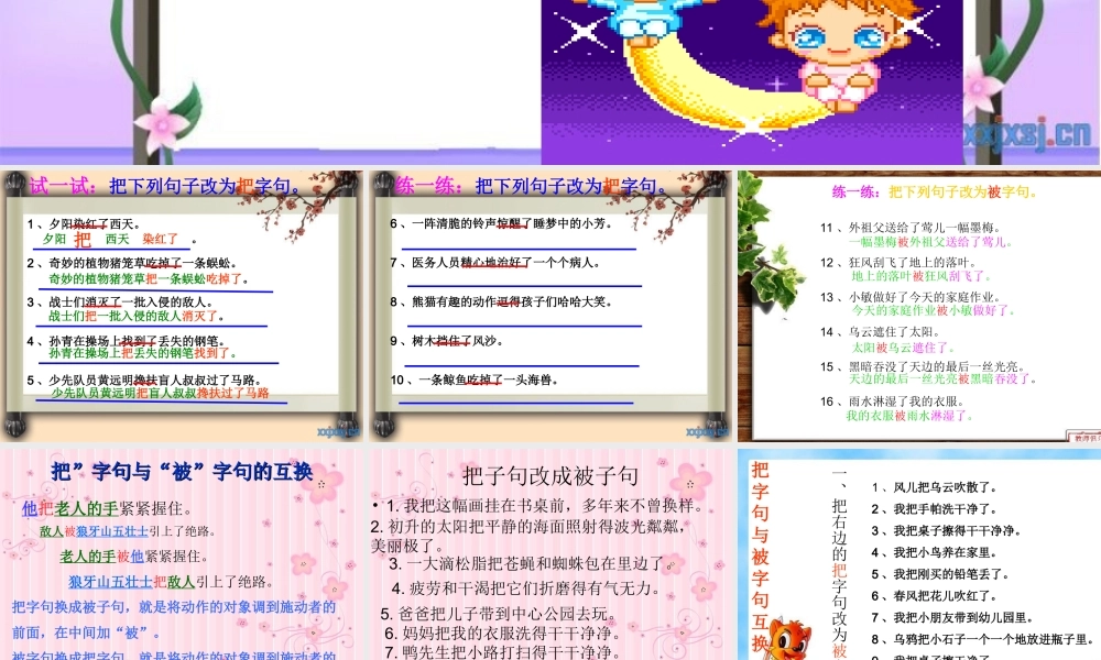 把字句、被字句完成版